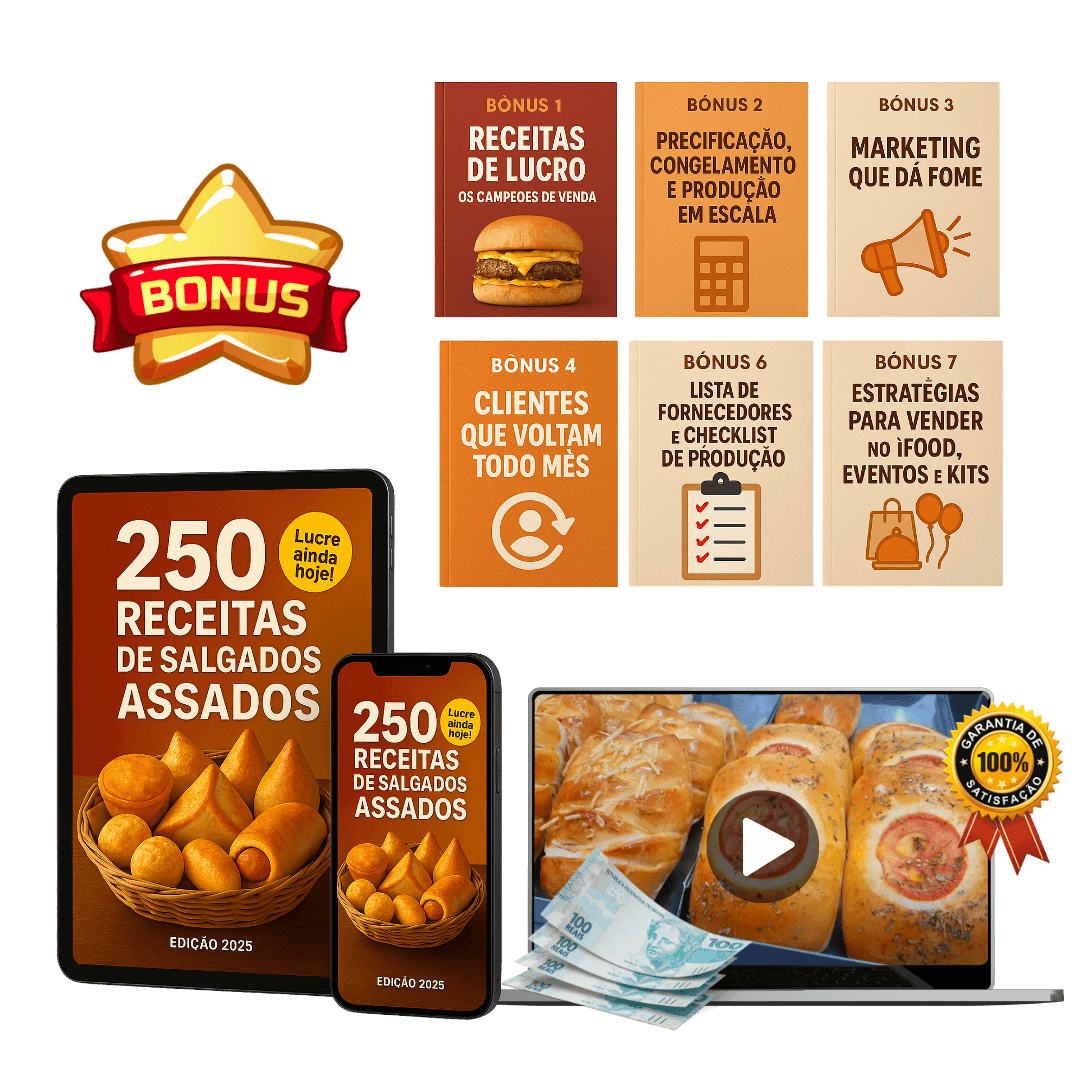 Lucro no Forno - 250 Receitas